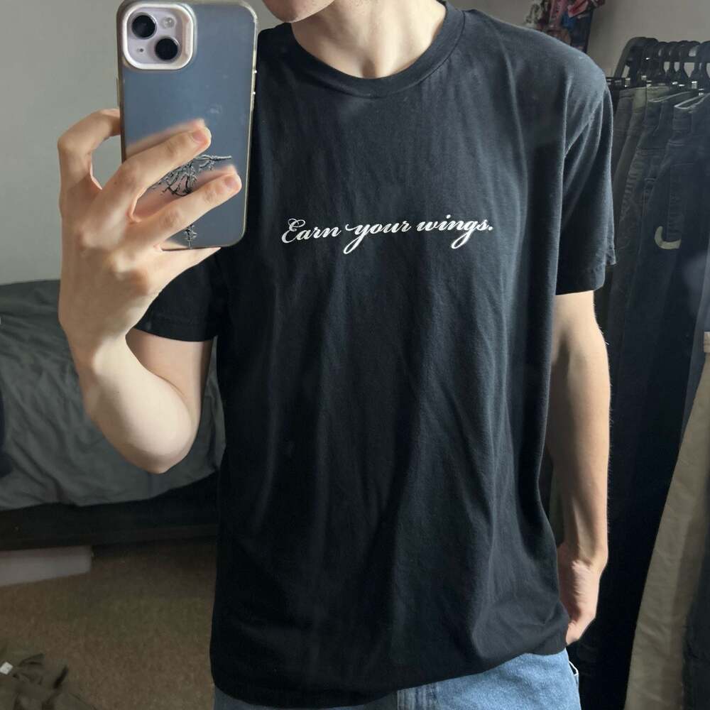 American Apparel Earn Your Wings GT Graphic T-Shirt